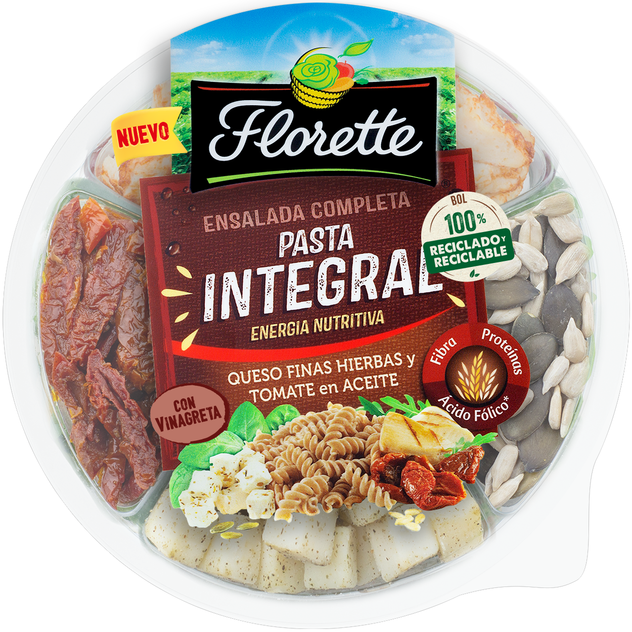 Ensalada Completa Pasta Integral - Florette